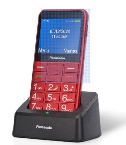 Panasonic KX-TU155EXRN Teléfono Móvil para Personas Mayores